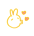 うさポヤン（個別スタンプ：3）
