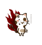 Resentful cat PUPU (japanese)（個別スタンプ：11）