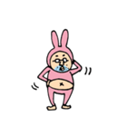 ラビットおっさん（個別スタンプ：28）