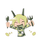 クロイ君と七人の悪魔たち（個別スタンプ：18）