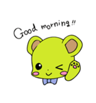 ぷちりぼんエリーのうさちゃんくまちゃん（個別スタンプ：1）