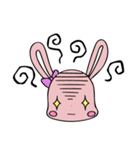 ぷちりぼんエリーのうさちゃんくまちゃん（個別スタンプ：8）