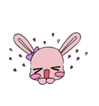 ぷちりぼんエリーのうさちゃんくまちゃん（個別スタンプ：12）