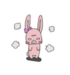 ぷちりぼんエリーのうさちゃんくまちゃん（個別スタンプ：28）