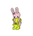 ぷちりぼんエリーのうさちゃんくまちゃん（個別スタンプ：32）
