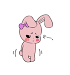 ぷちりぼんエリーのうさちゃんくまちゃん（個別スタンプ：33）