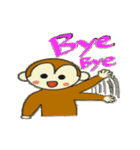 プチギャル猿（個別スタンプ：31）