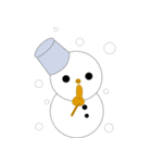 かわいい雪だるまちゃん（個別スタンプ：23）