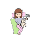 Sisters and cats（個別スタンプ：40）