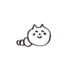 白いねこさん（個別スタンプ：3）