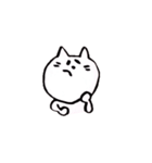 白いねこさん（個別スタンプ：14）