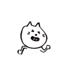 白いねこさん（個別スタンプ：21）