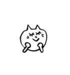 白いねこさん（個別スタンプ：24）