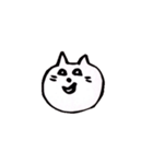 白いねこさん（個別スタンプ：28）