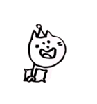 白いねこさん（個別スタンプ：35）