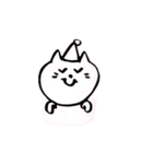 白いねこさん（個別スタンプ：36）