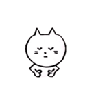 白いねこさん（個別スタンプ：38）