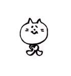 白いねこさん（個別スタンプ：40）