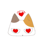 ねこ変顔（個別スタンプ：3）