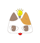 ねこ変顔（個別スタンプ：9）