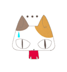 ねこ変顔（個別スタンプ：13）