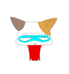 ねこ変顔（個別スタンプ：28）