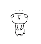 うさぎのともと子犬のみいのほのぼ日常（個別スタンプ：10）