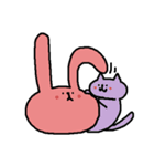 うさぎのともと子犬のみいのほのぼ日常（個別スタンプ：25）