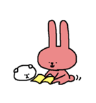 うさぎのともと子犬のみいのほのぼ日常（個別スタンプ：26）