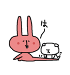 うさぎのともと子犬のみいのほのぼ日常（個別スタンプ：28）
