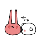 うさぎのともと子犬のみいのほのぼ日常（個別スタンプ：36）