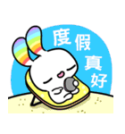 Happy Rainbow Rabbit 2（個別スタンプ：15）