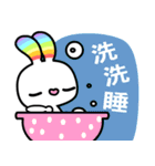 Happy Rainbow Rabbit 2（個別スタンプ：25）