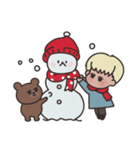 brown boy 'nini' ver.2 (Winter story)（個別スタンプ：5）