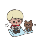 brown boy 'nini' ver.2 (Winter story)（個別スタンプ：11）