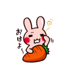 うさぎキャロット（個別スタンプ：1）