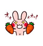 うさぎキャロット（個別スタンプ：5）