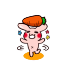 うさぎキャロット（個別スタンプ：8）