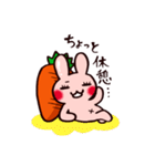 うさぎキャロット（個別スタンプ：19）