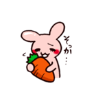 うさぎキャロット（個別スタンプ：26）