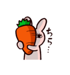 うさぎキャロット（個別スタンプ：30）
