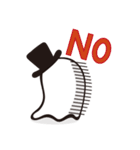 おしゃれオバケ君（個別スタンプ：3）