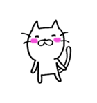 しろ猫（個別スタンプ：2）