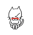 しろ猫（個別スタンプ：4）