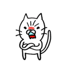 しろ猫（個別スタンプ：5）