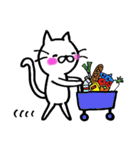 しろ猫（個別スタンプ：27）