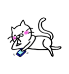 しろ猫（個別スタンプ：31）