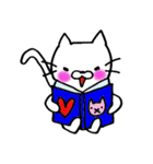 しろ猫（個別スタンプ：32）