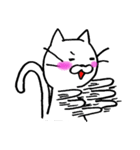 しろ猫（個別スタンプ：38）
