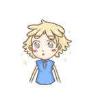 Naive girl（個別スタンプ：9）